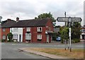 Road junction in Brocton