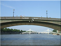 TQ2677 : Battersea Bridge by John M