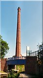 SJ9398 : Junction Mill chimney by Gerald England