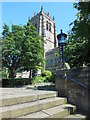 Approach to the western end of Bradford Cathedral