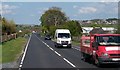 Traffic on the B113 between Meigh and Cloghoge (Cloughoge)