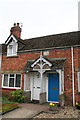 Detail of name on Cow Row cottages