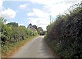 Woolston Road approaching West Felton