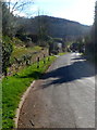 Road to the centre of the village, Coughton