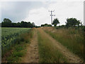 Public footpath near Fenwick Stead