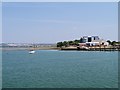 SU6301 : Portsmouth Harbour, Whale Island by David Dixon