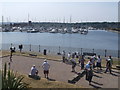 Boules beside Chatham Marina