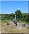 TQ2006 : Ostrich sculpture by Paul Gillett