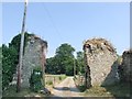TQ7658 : Ruins of Boxley Abbey gateway by Chris Whippet