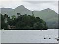 NY2622 : Close-up of Derwent Isle backed by Cat Bells by Peter S
