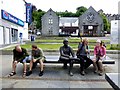 Seat along High Street, Fort William