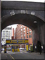 Manchester: entrance to car park, Pritchard Street