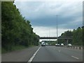SU4117 : Hadrian Way bridge over M27 by David Smith
