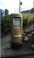 Gold postbox, Aviemore