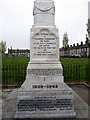 Bessbrook War Memorial in Charlemont Square