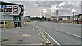 Ring road and gasometer, Huddersfield