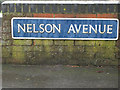 Nelson Avenue nameplate 1