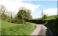 A bend near the north end of Carrowbane Road