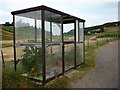 A novel use for a redundant bus shelter, Torrisdale