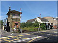 Crawley signal box and level crossing