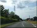 Power cables crossing A3094