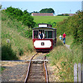 C9341 : Train approaching Bushmills by Mr Don't Waste Money Buying Geograph Images On eBay