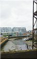 TQ3777 : Deptford Creek: snatched view from the railway bridge by Christopher Hilton