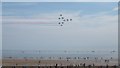 NZ4060 : Watching the Red Arrows from Seaburn by Graham Robson