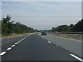 Power lines cross the A14