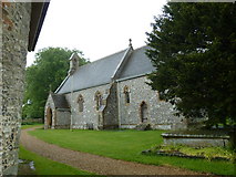 ST9117 : St Nicholas, Ashmore: church path by Basher Eyre