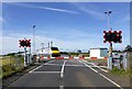 NU2306 : Warkworth level crossing by Russel Wills