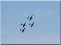 NZ4160 : The Blades aerobatic display team at the Sunderland International Airshow by Graham Robson