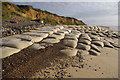 TM4760 : Sea defences, Thorpeness by Ian Taylor