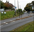 Signs near a Rounceval Street roundabout, Chipping Sodbury