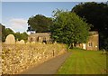 Path through churchyard, St Dominick