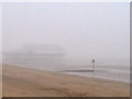 TA3008 : Cleethorpes Pier in the mist that cancelled today's airshow by Steve  Fareham
