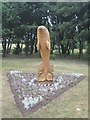 NZ4061 : Dolphin Sculpture in Cornthwaite Park, Whitburn by Graham Robson