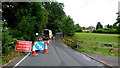 Road works; Grange Lane