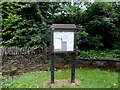 Village noticeboard, Hollybush