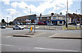 Shops by the roundabout