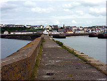 NY0336 : Maryport viewed from the Harbour Quay by John Lucas