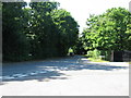 Norwood Hill Road junction with Rectory Lane in Charlwood