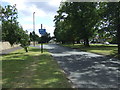 Cycle path beside the Great North Road