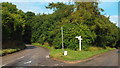 Road junction near Berden, Essex