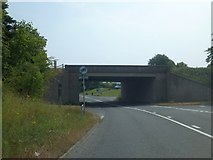 SK6214 : Underpass and junction with A46 near Ratcliffe by David Smith