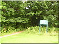 Coltness Woodland Sign