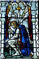 SO5321 : Stained glass window, Llangarron church by Philip Halling