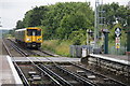 Train approaching Maghull station