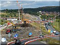 SO1210 : A465 improvements, Nantybwch roundabout (4) by Robin Drayton
