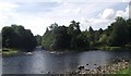 NO7095 : Confluence of the Water of Feugh and the River Dee by Tim Glover